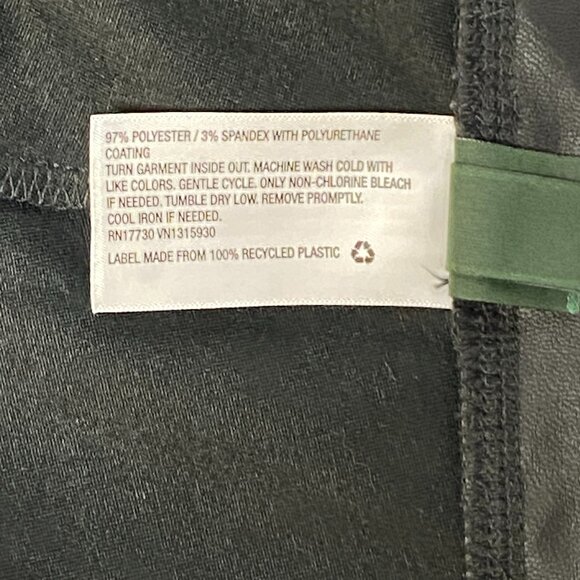 Wild Fable Faux Vegan Leather Leggings Black Pleather Skinny Pants NWOT XXL - Picture 13 of 13